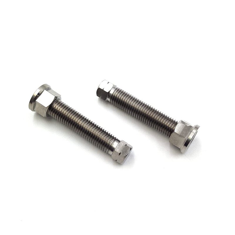 PROOTOM Motorcycle Titanium Alloy Chain Adjuster Bolt 1 Pair M8*1.25 Motocross for CRF WRF YZF KXF RMZ Dirt Bike (M8 Natual) - Image 5